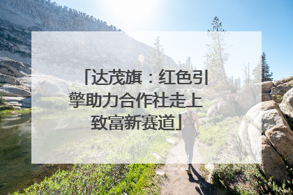 达茂旗：红色引擎助力合作社走上致富新赛道