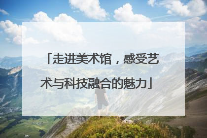 走进美术馆，感受艺术与科技融合的魅力