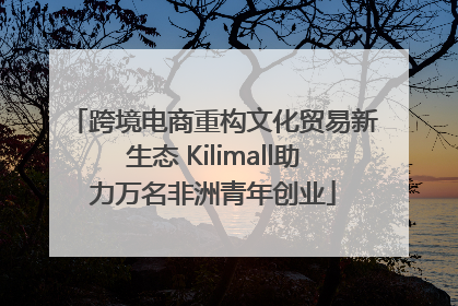 跨境电商重构文化贸易新生态 Kilimall助力万名非洲青年创业