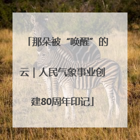 那朵被“唤醒”的云｜人民气象事业创建80周年印记