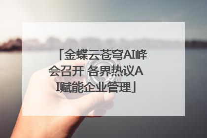金蝶云苍穹AI峰会召开 各界热议AI赋能企业管理