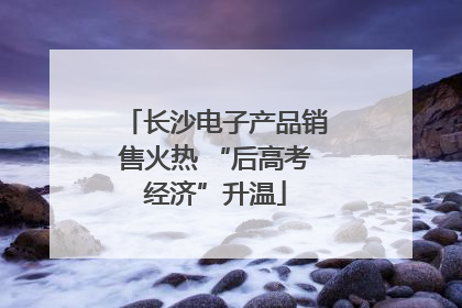 长沙电子产品销售火热 “后高考经济”升温