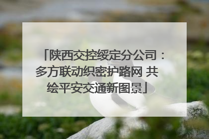 陕西交控绥定分公司：多方联动织密护路网 共绘平安交通新图景