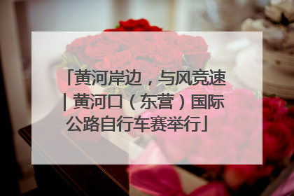 黄河岸边，与风竞速｜黄河口（东营）国际公路自行车赛举行