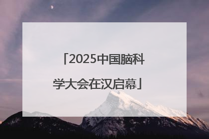 2025中国脑科学大会在汉启幕