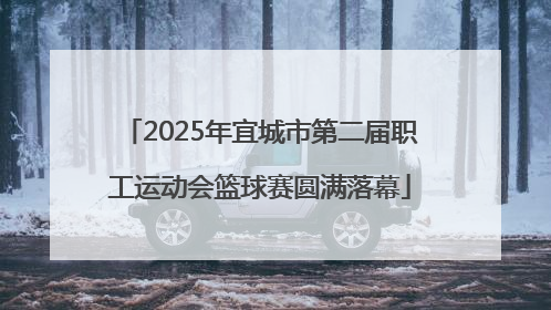 2025年宜城市第二届职工运动会篮球赛圆满落幕