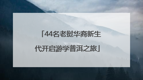 44名老挝华裔新生代开启游学普洱之旅