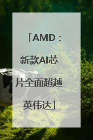 AMD：新款AI芯片全面超越英伟达
