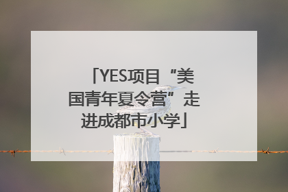 YES项目“美国青年夏令营”走进成都市小学